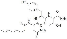 N-octanoyl-asparaginyl-tyrosyl-threoninamide CAS#: 117978-19-5