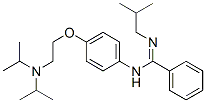 N-[p-[2-(Diisopropylamino)ethoxy]phenyl]-N'-isobutylbenzamidine CAS#: 31118-48-6