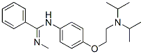 N-[p-[2-(Diisopropylamino)ethoxy]phenyl]-N'-methylbenzamidine CAS#: 31118-38-4