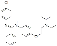 N'-(p-Chlorophenyl)-N-[p-[2-(diisopropylamino)ethoxy]phenyl]benzamidine CAS#: 31118-17-9