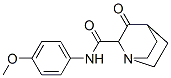 N-(p-Methoxyphenyl)-3-oxo-1-azabicyclo[2.2.2]octane-2-carboxamide CAS#: 34291-66-2