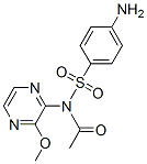 N-[(p-aminophenyl)sulphonyl]-N-(3-methoxypyrazinyl)acetamide CAS#: 3590-05-4