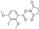 N-succinimidyl-2,4-dimethoxy-3-iodobenzoate CAS#: 130168-14-8