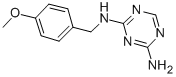 N2-(4-METHOXYBENZYL)-1,3,5-TRIAZINE-2,4-DIAMINE CAS#: 38164-19-1