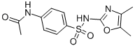 N4-ACETYL-N1-(4,5-DIMETHYLOXAZOL-2-YL)-SULFANILAMIDE CAS#: 36326-07-5