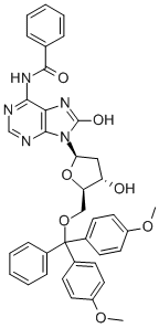 N6-BENZOYL-5'-O-(DIMETHOXYTRITYL)-8-HYDROXY-2'-DEOXYADENOSINE CAS#: 142979-41-7