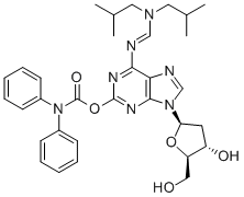 N6-(DIISOBUTYLAMINOMETHYLIDENE)-O2-(DIPHENYLCARBAMOYL)-2'-DEOXYISOGUANOSINE CAS#: 170023-66-2