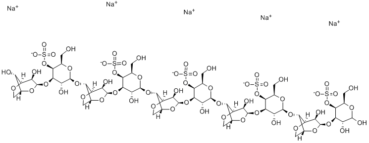 NEOCARRABIOSE4 1,3,5,7,9-PENTA-O-SULPHATE (NA+) CAS#: 133628-75-8