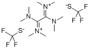 N,N'-[1,2-BIS(DIMETHYLAMINO)-1,2-ETHANEDIYLIDENE]BIS[N-METHYLMETHANAMINIUM], BIS TRIFLUOROMETHANETHIOLATE CAS#: 296777-47-4