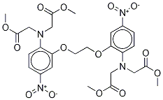 N,N'-[1,2-Ethanediylbis[oxy(4-nitro-2,1-phenylene)]]bis[N-(2-Methoxy-2-oxoethyl)glycine DiMethyl Ester CAS#: 125367-35-3
