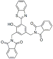 N,N'-[[5-(benzothiazol-2-yl)-4-hydroxy-1,3-phenylene]bis(methylene)]bisphthalimide CAS#: 39951-80-9