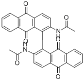 N,N'-(9,9',10,10'-tetrahydro-9,9',10',10'-tetraoxo[1,1'-bianthracene]-2,2'-diyl)bisacetamide CAS#: 32497-38-4