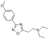 N,N-Diethyl-3-(4-methoxyphenyl)-1,2,4-oxadiazole-5-ethan-1-amine CAS#: 3687-61-4