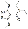 N,N-Diethyl-3,5-bis(methylthio)-4-isothiazolecarboxamide CAS#: 37572-36-4