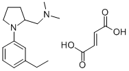 (-)-N,N-Dimethyl-1-(3-ethylphenyl)-2-pyrrolidinemethanamine fumarate CAS#: 142469-97-4