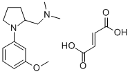 (-)-N,N-Dimethyl-1-(3-methoxyphenyl)-2-pyrrolidinemethanamine fumarate CAS#: 142470-01-7