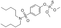 N,N-Dipentyl-p-hydroxybenzenesulfonamide O,O-dimethyl phosphorothioate CAS#: 30979-04-5