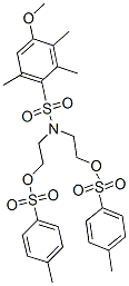 N,N-bis(2-((4-tolylsulfonyl)oxy)ethyl)-4-methoxy-2,3,6-trimethylbenzenesulfonamide CAS#: 147597-63-5