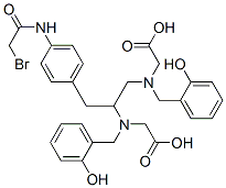 N,N'-bis(2-hydoxybenzyl)-1-(4-bromoacetamidobenzyl)-1,2-ethylenediamine-N,N'-diacetic acid CAS#: 126926-47-4