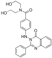 N,N-bis(2-hydroxyethyl)-4-[(4-oxo-2-phenyl-quinazolin-3-yl)amino]benza mide CAS#: 131604-14-3