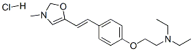 N,N-diethyl-2-[4-[(E)-2-(3-methyloxazol-5-yl)ethenyl]phenoxy]ethanamin e hydrochloride CAS#: 139193-95-6