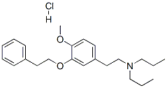 N,N-dipropyl-2-(4-methoxy-3-(2-phenylethoxy)phenyl)ethylamine monohydrochloride CAS#: 149409-57-4
