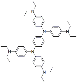 N,N,N',N'-tetrakis[4-(diethylamino)phenyl]benzene-1,4-diamine CAS#: 3956-73-8