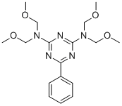 N,N,N',N'-tetrakis(methoxymethyl)-6-phenyl-1,3,5-triazine-2,4-diamine CAS#: 4588-69-6