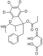 (+/-)-NORPROPOXYPHENE-D5 MALEATE CAS#: 136765-47-4