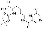 Nalpha-(tert-butoxycarbonyl)-Nepsilon-(N-(bromoacetyl)alanyl)lysine CAS#: 137233-78-4