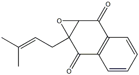 Naphth[2,3-b]oxirene-2,7-dione, 1a,7a-dihydro-1a-(3-Methyl-2-buten-1-yl)- CAS#: 137492-06-9