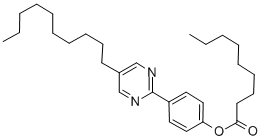 Nonanoicacid4-(5-decyl-pyrimidin-2-yl)phenylester CAS#: 129470-93-5