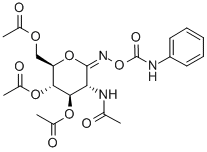 O-(2-ACETAMIDO-3,4,6-TRI-O-ACETYL-D-GLUCOPYRANOSYLIDENE)AMINO N-PHENYL CARBAMATE CAS#: 132063-04-8