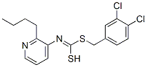 O-Butyl S-((3,4-dichlorophenyl)methyl)-3-pyridinylcarbonimidodithioate CAS#: 34763-54-7