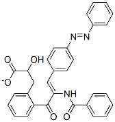 O-(alpha-(benzoylamino)-4-(phenylazo)cinnamoyl)-beta-phenyllactate CAS#: 133658-51-2