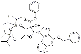 O6-Benzyl-N2,3-etheno-2'-phenoxythioxoMethyl-3',5'-O-[tetrakis(isopropyl)-1,3-disiloxanediyl] Guanosine CAS#: 148437-93-8