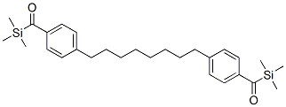 Octane, 1,8-bis[4-(trimethylsilylcarbonyl)phenyl]- CAS#: 169129-01-5