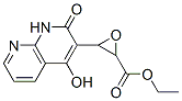 Oxiranecarboxylic acid, 3-(1,2-dihydro-4-hydroxy-2-oxo-1,8-naphthyridin-3-yl)-, ethyl ester (9CI) CAS#: 153457-36-4