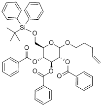 PENT-4-ENYL-6-O-T-BUTYLDIPHENYLSILYL-2,3,4-TRI-O-BENZOYL-D-GLUCOPYRANOSIDE CAS#: 136755-18-5