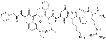 PHENYLAC-D-TYR(ET)-PHE-GLN-ASN-LYS-PRO-ARG-NH2 CAS#: 129520-65-6