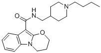 PIBOSEROD,2H-(1,3)OXAZINO(3,2-A)INDOLE-10-CARBOXAMIDE, N-((1-BUTYL-4-PIPERIDINYL)METHYL)-3,4-DIHYDRO- CAS#: 152811-62-6
