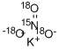 POTASSIUM NITRATE-15N-18O3 98+ ATOM % CAS#: 285978-22-5