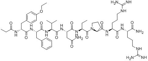PROPIONYL-D-TYR(ET)-PHE-VAL-ASN-ABU-PRO-ARG-ARG-NH2 CAS#: 121250-95-1