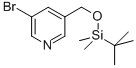 PYRIDINE, 3-BROMO-5-[[[(1,1-DIMETHYLETHYL)DIMETHYLSILYL]OXY]METHYL]- CAS#: 152351-91-2