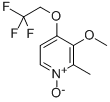 PYRIDINE, 3-METHOXY-2-METHYL-4-(2,2,2-TRIFLUOROETHOXY)-, 1-OXIDE CAS#: 122307-62-4