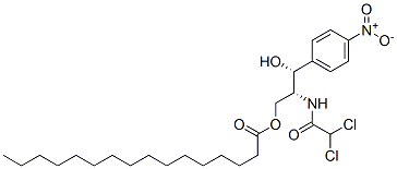 Palmitic acid, DL-threo-2-(2,2-dichloroacetamido)-3-hydroxy-3-(p-nitrophenyl)propyl ester (6CI) CAS#: 125637-16-3