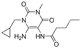 Pentanamide,  N-[6-amino-1-(cyclopropylmethyl)-1,2,3,4-tetrahydro-3-methyl-2,4-dioxo-5-pyrimidinyl]- CAS#: 143148-55-4