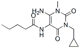 Pentanamide,  N-[6-amino-3-(cyclopropylmethyl)-1,2,3,4-tetrahydro-1-methyl-2,4-dioxo-5-pyrimidinyl]- CAS#: 143148-56-5