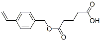 Pentanedioic acid, mono[(4-ethenylphenyl)methyl] ester (9CI) CAS#: 139441-07-9