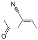 Pentanenitrile, 2-ethylidene-4-oxo-, (2E)- (9CI) CAS#: 320572-82-5